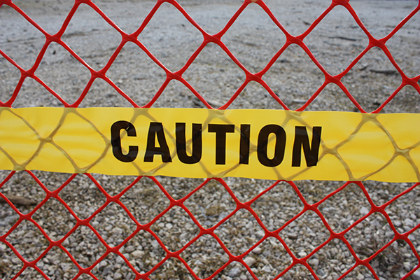 Orange Caution Fence